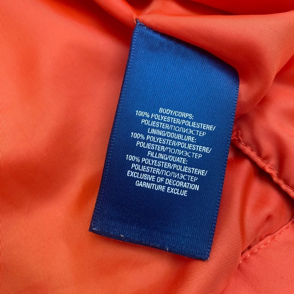 Polo by Ralph Lauren quilted Orange  Brown Jacket Size 3T Classic Quite Luxury